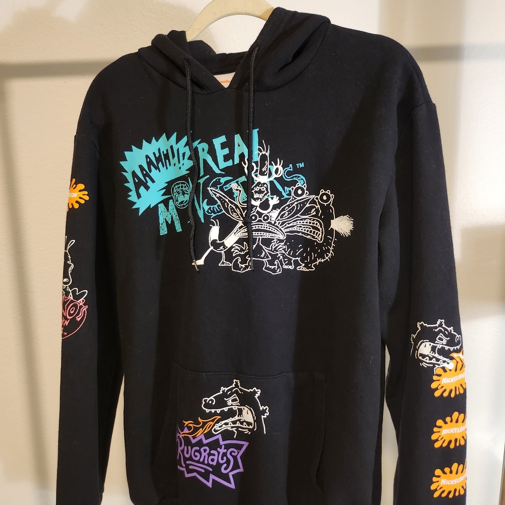 Nickelodeon Black Graphic Hoodie for Kids